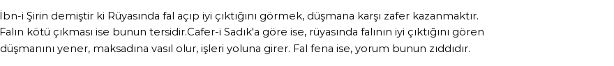 Seyyid Süleyman'a Göre Rüyada Fal Görmek