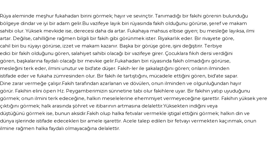 Seyyid Süleyman'a Göre Rüyada Fıkıh Alimleri Görmek