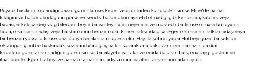 Seyyid Süleyman'a Göre Rüyada Hacılar Pazarı Görmek