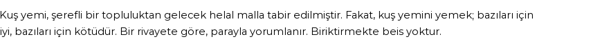 Seyyid Süleyman'a Göre Rüyada Kuş Yemi Görmek