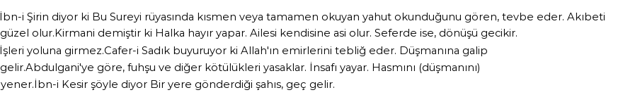 Seyyid Süleyman'a Göre Rüyada Nuh Suresi Görmek