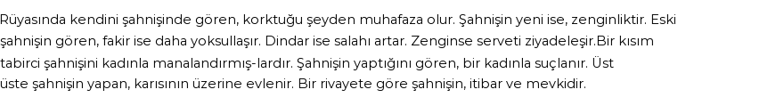 Seyyid Süleyman'a Göre Rüyada Şahnişin Görmek