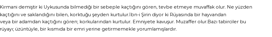 Seyyid Süleyman'a Göre Rüyada Saklanmak Görmek