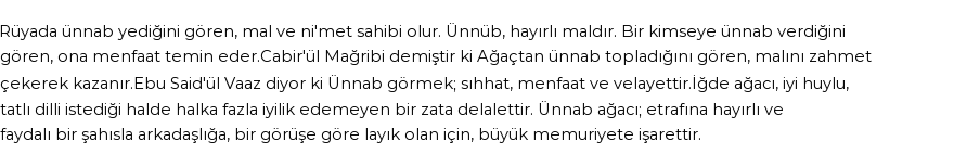 Seyyid Süleyman'a Göre Rüyada Ünnab Görmek