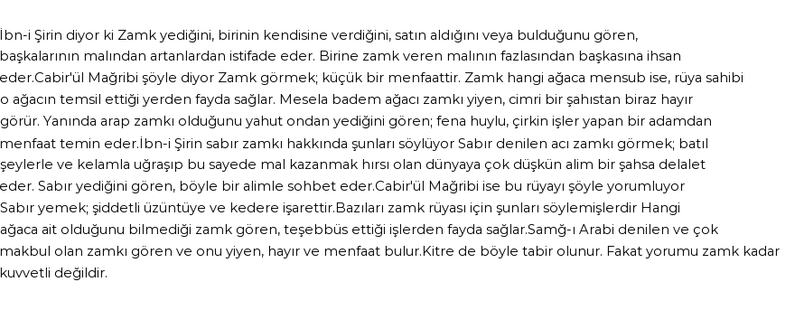 Seyyid Süleyman'a Göre Rüyada Zamk Görmek