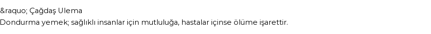 Tiflisi'ye Göre Rüyada Dondurma Görmek
