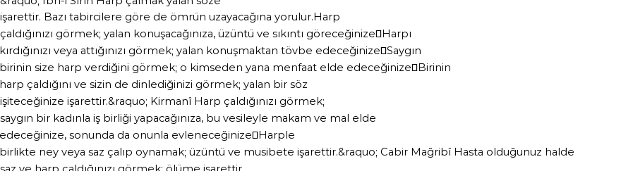 Tiflisi'ye Göre Rüyada Harp Çalmak Görmek