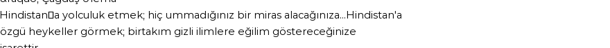 Tiflisi'ye Göre Rüyada Hindistan Görmek